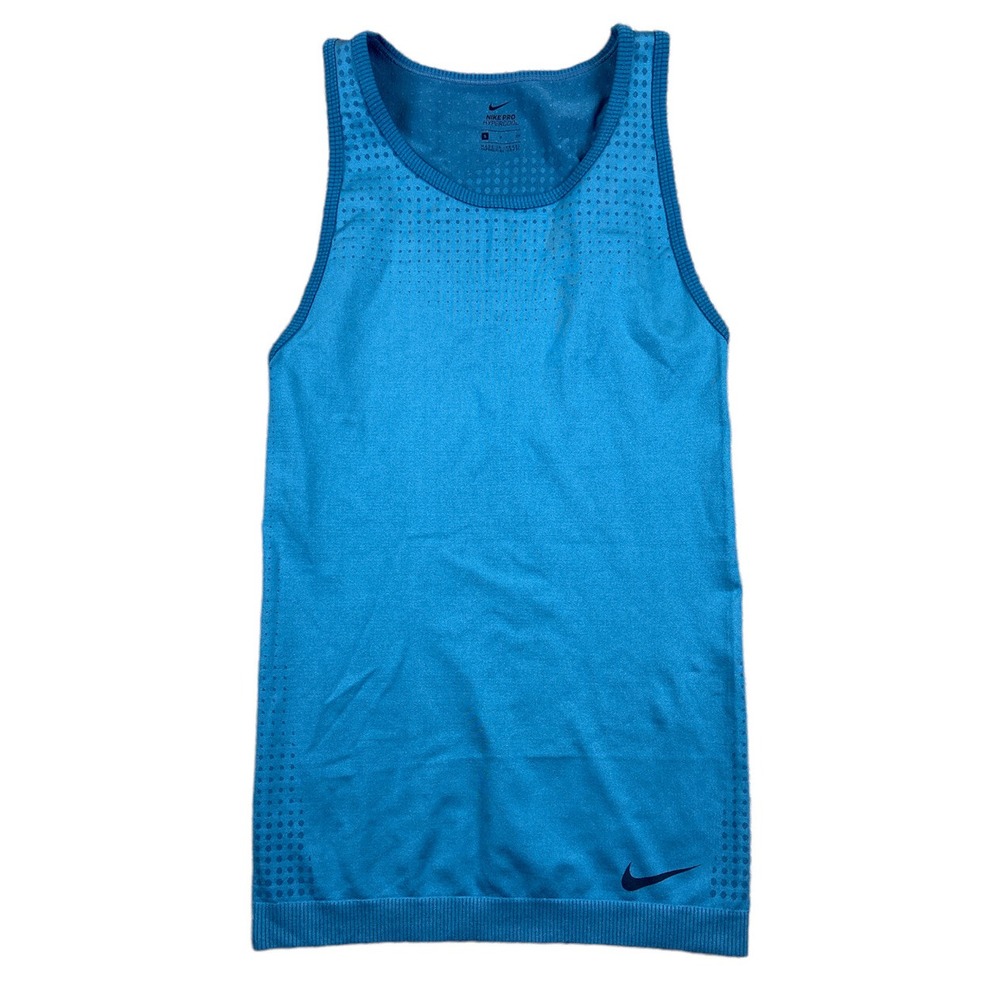 women's nike pro hypercool Athletic Workout tank top teal green size S Small
